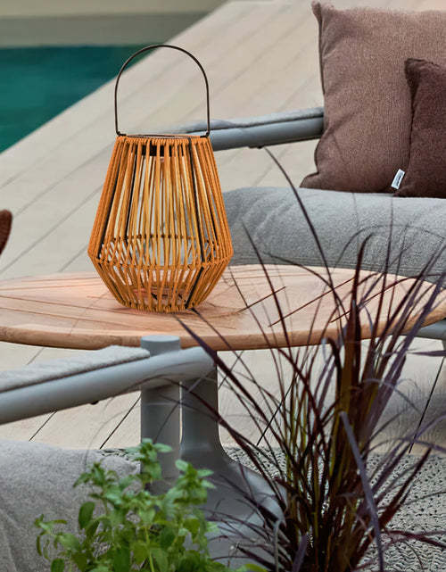 Load image into Gallery viewer, Solar Powered Outdoor Rattan Lantern
