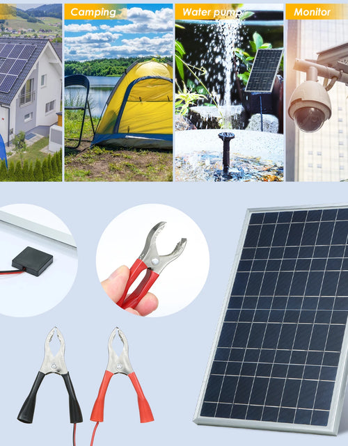 Load image into Gallery viewer, 300W Solar Panel 12V Portable Solar Cell Outdoor Rechargeable Solar Kit Household Solar Generator Solar Charger RV Power Supply
