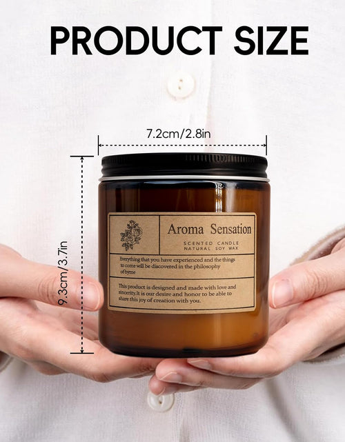 Load image into Gallery viewer, Organic Lavender Candles - Non Toxic Soy Candles for Home, Stress Relief &amp; Meditation (7Oz)
