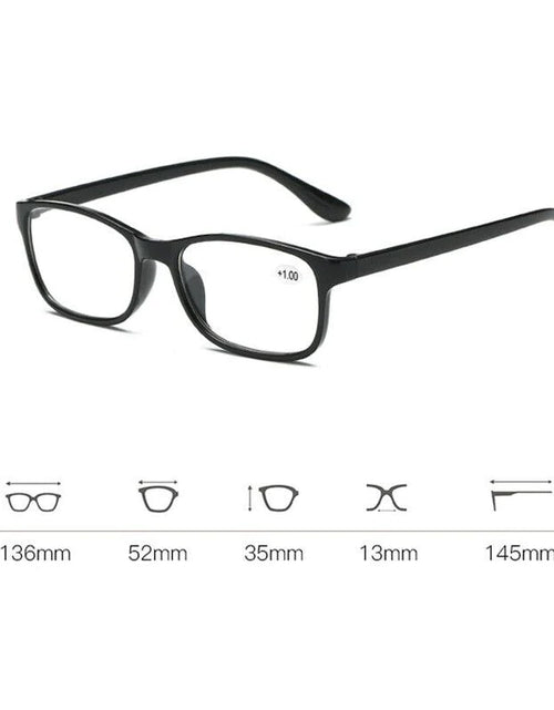 Load image into Gallery viewer, Reading Glasses Mens Womens Unisex Readers Eyeglasses 4 Pack Glasses New Square
