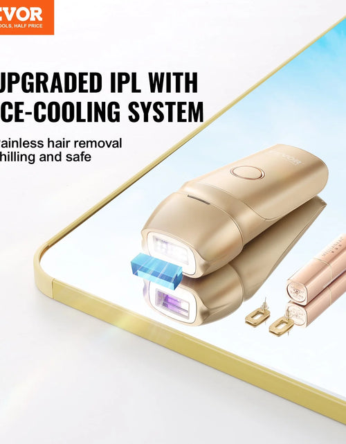 Load image into Gallery viewer, VEVOR IPL Hair Removal, Permanent Hair Removal with Ice Cooling System for Women Men, Auto/Manual Modes &amp; 5 Levels, Painless At-Home Hair Removal Device for Legs, Arms, Armpits, Bikini Line
