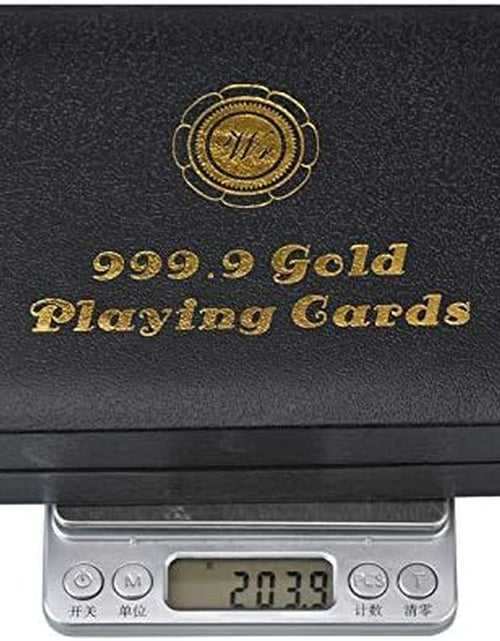 Load image into Gallery viewer, Donald Trump Playing Cards - Gold Plated Playing Cards Gold Plated Deck of Waterproof Poker Cards for Game for Table Games Good Gift for Friends, Men, Boyfriends (Gold&amp;Silver W/Box)
