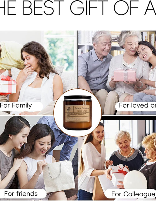 Load image into Gallery viewer, Organic Lavender Candles - Non Toxic Soy Candles for Home, Stress Relief &amp; Meditation (7Oz)
