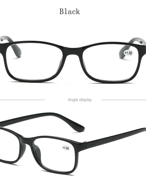 Load image into Gallery viewer, Reading Glasses Mens Womens Unisex Readers Eyeglasses 4 Pack Glasses New Square
