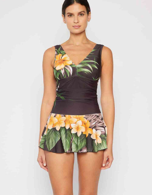 Load image into Gallery viewer, Marina West Swim Dress Aloha Brown - Full Size Clear Waters Swim Dress
