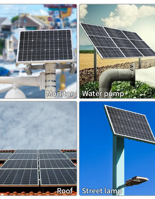Load image into Gallery viewer, 300W Solar Panel 12V Portable Solar Cell Outdoor Rechargeable Solar Kit Household Solar Generator Solar Charger RV Power Supply

