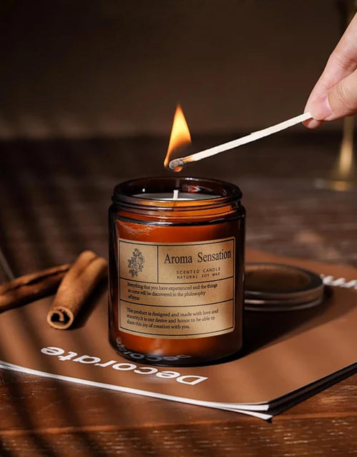 Load image into Gallery viewer, Organic Lavender Candles - Non Toxic Soy Candles for Home, Stress Relief &amp; Meditation (7Oz)
