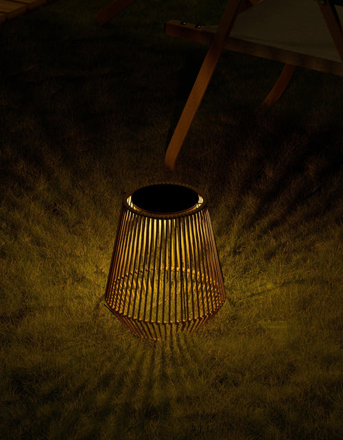 Load image into Gallery viewer, Solar Powered Outdoor Rattan Lantern
