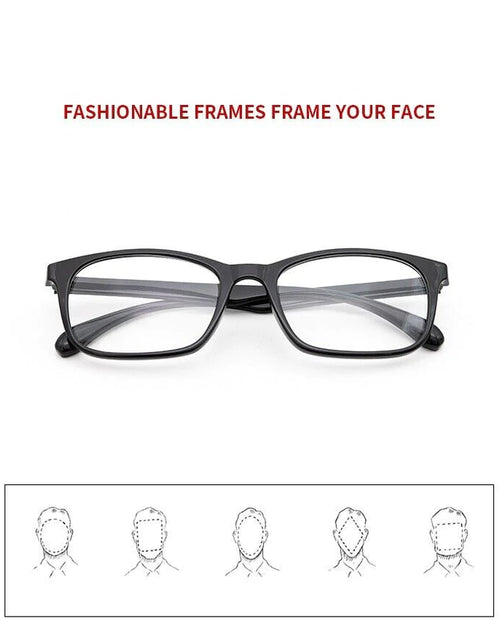 Load image into Gallery viewer, Reading Glasses Mens Womens Unisex Readers Eyeglasses 4 Pack Glasses New Square
