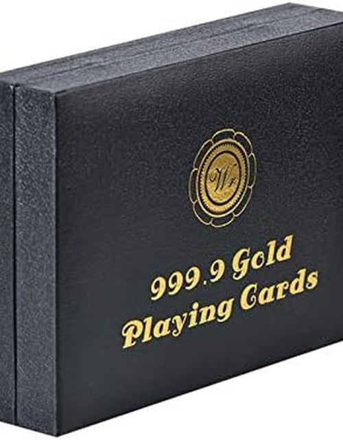 Load image into Gallery viewer, Donald Trump Playing Cards - Gold Plated Playing Cards Gold Plated Deck of Waterproof Poker Cards for Game for Table Games Good Gift for Friends, Men, Boyfriends (Gold&amp;Silver W/Box)

